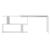 Birou Arendal W 76,5 x 120 x 50 cm alb cu rafturi [en.casa] HausGarden Leisure