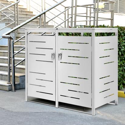 Magazie cos gunoi exterior Fahrenwalde 116 x 132 x 80 cm [en.casa] HausGarden Leisure
