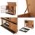 Cusca animale mici Falkenau 104 x 122 x 50 cm brad natur [en.casa] HausGarden Leisure
