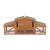 Cusca iepuri mici Schmitten 72 x 180 x 62 cm lemn brad [en.casa] HausGarden Leisure