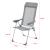 Set 2 scaune gradina Errenteria HG pliabile cu spatar reglabil gri deschis [en.casa] HausGarden Leisure