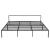 Pat dormitor Imatra180 cu saltea otel negru mat [en.casa] HausGarden Leisure