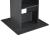 [en.casa] Masa bar Visby CL, 70 x 70 x 110cm, PAL melaminat, gri inchis/culoarea lemnului, cu 3 rafturi HausGarden Leisure