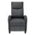Fotoliu Relax Textil Gri inchis poliester cu spatar reglabil [en.casa] HausGarden Leisure
