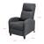 Fotoliu Relax Textil Gri inchis poliester cu spatar reglabil [en.casa] HausGarden Leisure