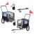 Remorca bicicleta transport caine ABBT-3152 albastru negru gri 143 x 67 x 96 cm [pro.tec] HausGarden Leisure