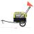 Remorca bicicleta transport caine ABBT-3151 galben negru gri 143 x 67 x 96 cm [pro.tec] HausGarden Leisure