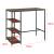 Masa bar Vaxjo cu 3 rafturi 100 x 109 x 60 cm [en.casa] HausGarden Leisure