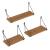 Raft de perete Randers in set 3 bucati masuri diferite [en.casa] HausGarden Leisure