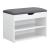 Suport pantofi Gentofte 46 x 60 x 30 cm alb/gri [en.casa] HausGarden Leisure