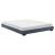 Corium® Pat dublu tapitat modern Berlin, 214 x 186 x 20,5 cm, MDF/textil, gri inchis HausGarden Leisure