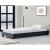 Corium® Pat tapitat modern Berlin, 214 x 96 x 20,5 cm, MDF/textil gri inchis, pentru 1 persoana HausGarden Leisure