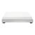 Corium® Pat dublu tapitat modern imitatie piele Berlin, 214 x 186 x 20,5 cm, MDF/imitatie piele, alb HausGarden Leisure