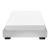 Corium® Pat tapitat modern imitatie piele Berlin, 214 x 96 x 20,5 cm, MDF/imitatie piele, alb, pentru 1 persoana HausGarden Leisure