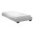 Corium® Pat tapitat modern imitatie piele Berlin, 214 x 96 x 20,5 cm, MDF/imitatie piele, alb, pentru 1 persoana HausGarden Leisure