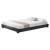 Corium® Pat dublu tapitat modern imitatie piele Berlin, 214 x 186 x 20,5 cm, MDF/imitatie piele, negru HausGarden Leisure