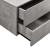 Noptiera Delia cu sertare montabila pe perete efect beton [en.casa] HausGarden Leisure
