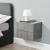 Noptiera Delia cu sertare montabila pe perete efect beton [en.casa] HausGarden Leisure