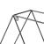 Raft perete Fagure cu 4 polite depozitare metal/lemn [en.casa] HausGarden Leisure