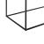 Masa consola CleoG 40 x 110 x 50 cm negru mat [en.casa] HausGarden Leisure