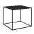 Masa consola CleoF 50 x 55 x 55 cm negru mat [en.casa] HausGarden Leisure