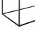 Masa consola CleoF 50 x 55 x 55 cm negru mat [en.casa] HausGarden Leisure
