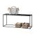 Masa consola de perete CleoD 50 x 115 x 32 cm negru mat [en.casa] HausGarden Leisure