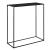 Masa consola de perete CleoB 92 x 80 x 32 cm negru mat [en.casa] HausGarden Leisure
