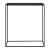 Masa consola de perete CleoB 92 x 80 x 32 cm negru mat [en.casa] HausGarden Leisure
