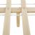 [en.casa] Pat lemn Wood, 208 x 188 x 82 cm, lemn de brad/pal, 200 Kg, gri inchis, pentru 2 persoane HausGarden Leisure