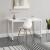 Birou Herning inaltime reglabila alb [en.casa] HausGarden Leisure