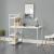Birou Stavanger cu 3 rafturi alb [en.casa] HausGarden Leisure