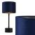 Lampa de masa Deventer 1 x E14 negru/aramiu/albastru [lux.pro] HausGarden Leisure