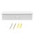 Set 2 bucati raft perete Infinity2 alb [en.casa] HausGarden Leisure