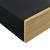 Raft perete Iola1 cu sertar negru/culoarea lemnului [en.casa] HausGarden Leisure