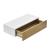 Raft perete Iola1 cu sertar alb/culoarea lemnului [en.casa] HausGarden Leisure