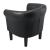 Fotoliu Anda poliester/plastic negru [en.casa] HausGarden Leisure