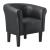 Fotoliu Anda poliester/plastic negru [en.casa] HausGarden Leisure