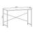 Birou Class alb [en.casa] HausGarden Leisure