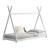 Pat copii Indira 3 brad alb 208 x 96 x 163 cm [en.casa] HausGarden Leisure