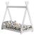 Pat copii Indira 1 brad alb 148 x 76 x 140 cm [en.casa] HausGarden Leisure