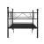 Pat metalic Single AADB-4481 otel negru [en.casa] HausGarden Leisure