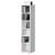 Raft pentru CD AANF-6401 alb cu 6 spatii depozitare [en.casa] HausGarden Leisure