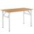 Masa AATF-7704 cu picioare pliabile lemn fag/alb [neu.haus] HausGarden Leisure