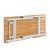 Masa AATF-7704 cu picioare pliabile lemn fag/alb [neu.haus] HausGarden Leisure