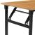 Masa AATF-7703 cu picioare pliabile lemn fag/negru [neu.haus] HausGarden Leisure