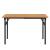 Masa AATF-7703 cu picioare pliabile lemn fag/negru [neu.haus] HausGarden Leisure