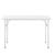 Masa AATF-7702 cu picioare pliabile alb [neu.haus] HausGarden Leisure