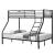 Pat metalic supraetajat AABH-7201 negru 210 x 147,5 x 168 cm [neu.haus] HausGarden Leisure