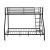 Pat metalic supraetajat AABH-7201 negru 210 x 147,5 x 168 cm [neu.haus] HausGarden Leisure